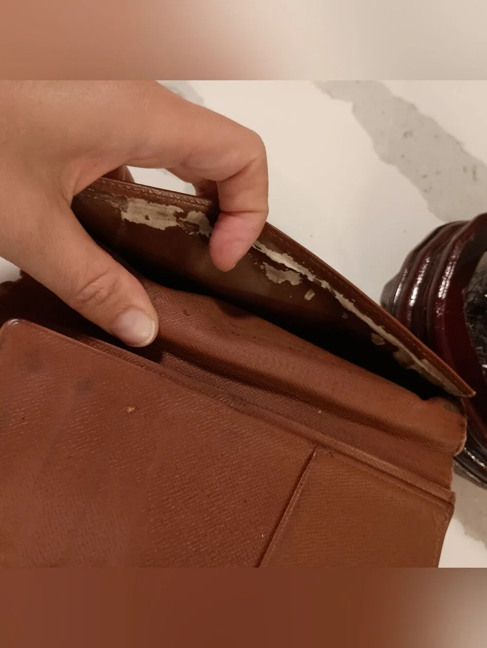 AUTHENTIC Louis Vuitton Monogram Porte Valeurs Cartes Credit Long Wallet